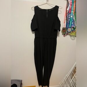 Black Jumpsuit With Cold Shoulder - Reitman’s